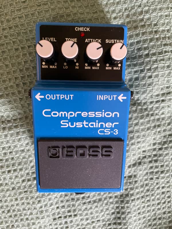 Boss CS-3 Compression Sustainer (Black Label) 1986 - 1992 - Blue image 1