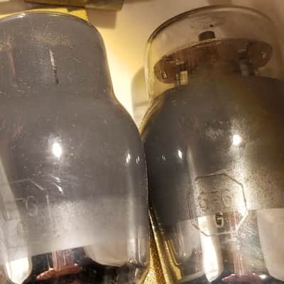 RCA etc. Matched Pair (2) 6F6G tNOS AT1000 TESTED Vacuum Tubes greyglass Power Pentode 1935-1952 image 8