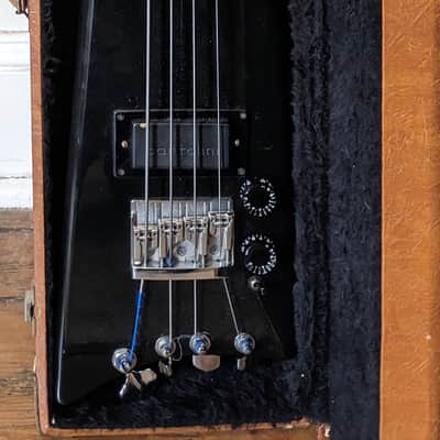 Fretless Kramer Duke KYDD Bass Prototype 1983 - Black image 1