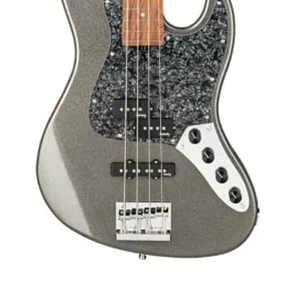 Sadowsky MetroExpress 21-Fret Hybrid P/J Bass, Morado Fingerboard, 4-String - Solid Silver Metallic High Polish image 2