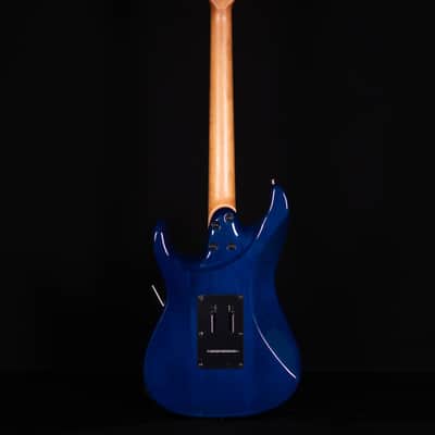 Ibanez AZ22S1F Flame Top Electric, Transparent Turquiose Burst image 7