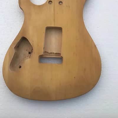 Unfinished Electric Guitar Body HSH image 3