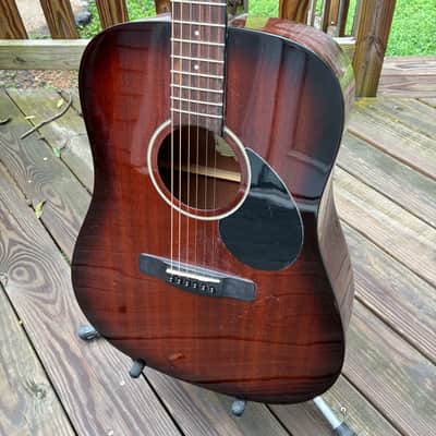 Greg Bennett Samick. D-1/BS acoustic guitar - dark burst image 1
