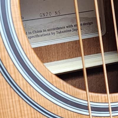 Takamine GN20 NS G20 Series NEX Acoustic Guitar 2010s - Natural Satin image 5