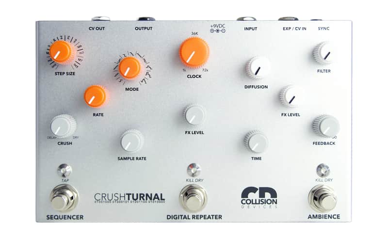 Collision Devices Crushturnal Sequenced Delay + Reverb Pedal image 1