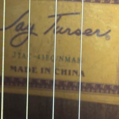 Jay Turser JTAC-50EQ Acoustic-Electric Cutaway Guitar w/ Brand New Great Divide Gig Bag image 25