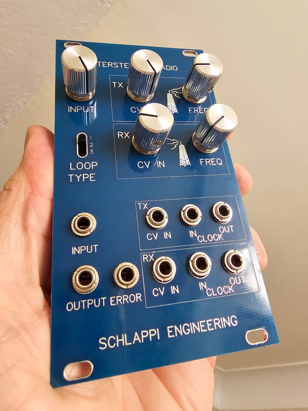 Schlappi Engineering Interstellar Radio Prototype - Blue image 1
