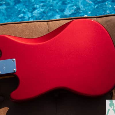 2010 Fender MG69/MH - '69 Mustang Reissue - Candy Apple Red w Matching Headstock - Pro Set Up w Perfect Frets/Action/Intonation! image 3