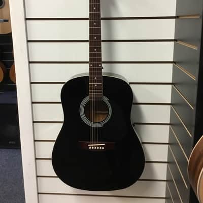 Maestro Black Acoustic Guitar image 3