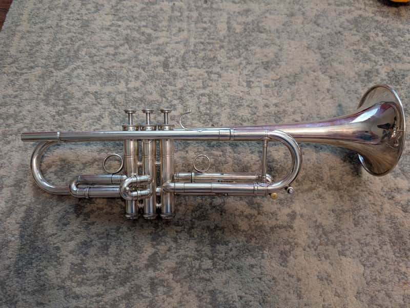 Roy Lawler Bb Trumpet (1990) | Serial #098 | 24B Bell | #2 Leadpipe | Silver Plate image 1
