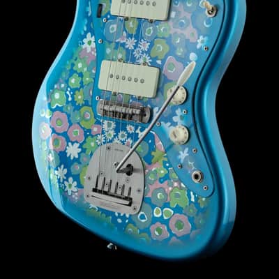 Fender MIJ Traditional 60's Jazzmaster Blue Flower image 3