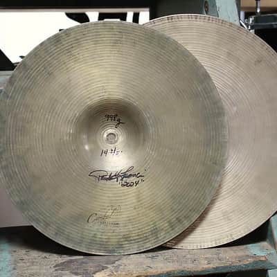 1960s Paiste 14" Formula 602 Hi-Hats 998/1038g - Cymbal Craftsman Modified image 10