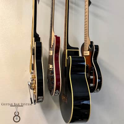 Guitar Bar Hanger Display Electric Acoustic 5 String Base Banjo Mandolin...Closet, Rack or Custom.. image 4