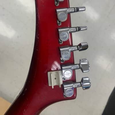 Hamer USA vintage 1984 explorer guitar with case image 8