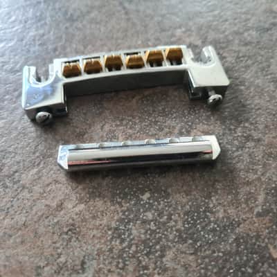 Vintage Schaller 455 Iommi Wraparound 2 piece bridge image 5