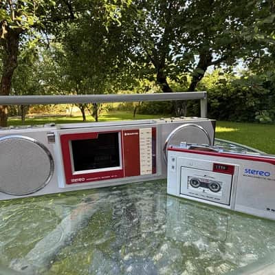 Sanyo MR-88 Rare Vintage Boombox Detachable Main Mechanism Warranty image 18