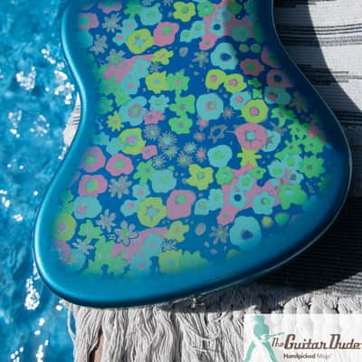 Fender Japan Limited Edition Blue Flower Paisley Jazzmaster - NOS/Collector Owned - Pro Set Up w Perfect Frets/Action/Intonation! image 4