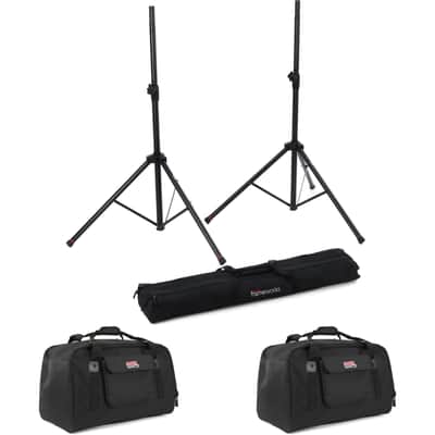 Gator PA Speaker Stand and 10" Speaker Bag Pack