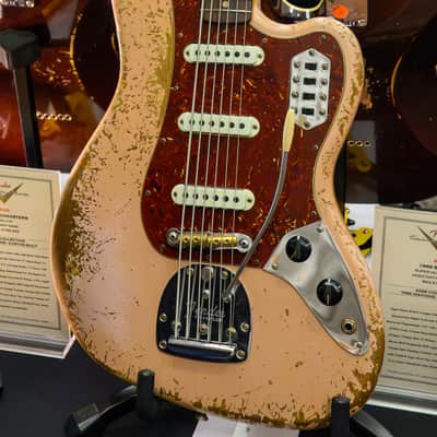(Pre-Order) Fender 1962 Bass VI - Super Heavy Relic - 2026 Collection - Time Machine Series - Custom Built, Aged Dirty Shell Pink - 2026 Summer Dealer Event #66 image 1