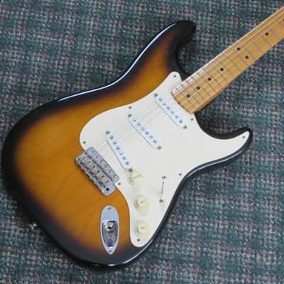 1991 Fender American Vintage 57 Stratocaster Reissue Two-Tone Sunburst! w/OHSC image 2