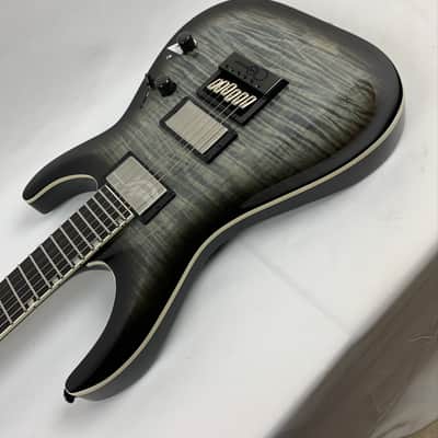 ESP LTD MH-1000 EverTune Electric Guitar Flame Maple Charcoal Burst B-Stock MH1000 MH 1000 - Korea image 9
