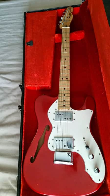 Fender Telecaster Thinline 1974 Cherry Red image 1