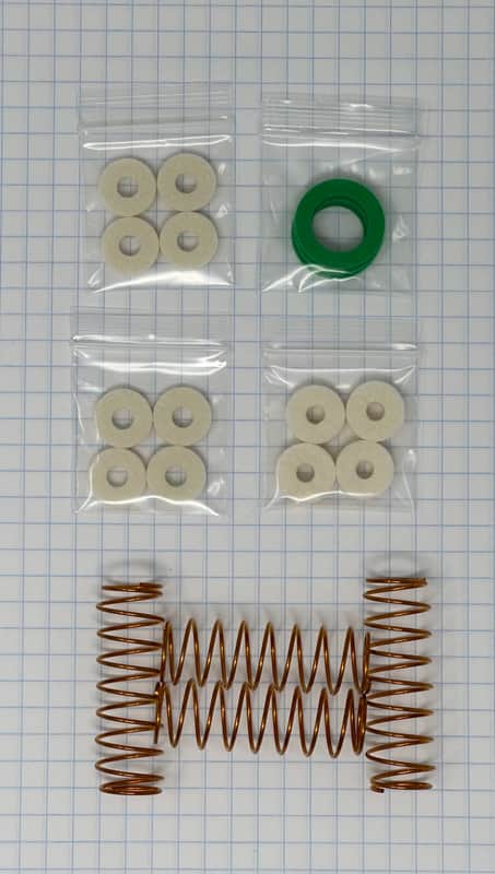 King 2341 Tuba, 4 Valve Repair Kit image 1