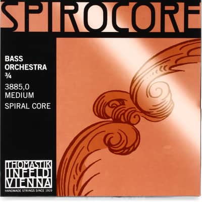 Thomastik-Infeld 3885 Spirocore Orchestra Double Bass String Set - 3/4 Size Medium image 1