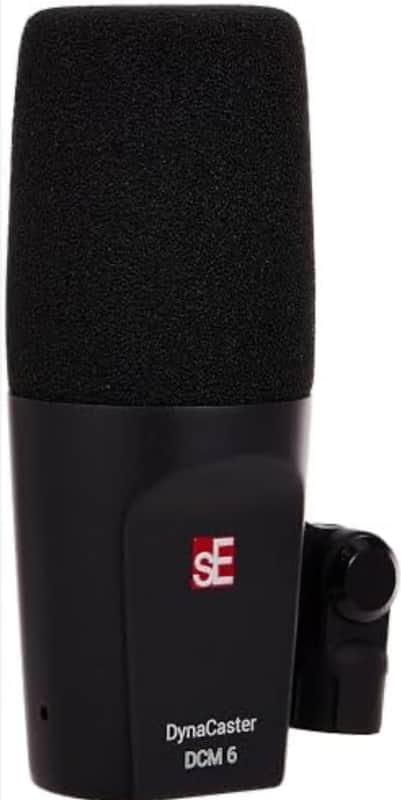 Mint SE Electronics DCM6 Dynacaster DCM 6 Broadcast Microphone, Black image 1