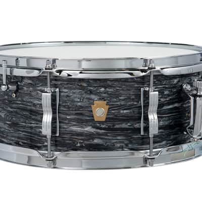 Ludwig *Pre-Order* Legacy Mahogany Vintage Black Oyster Jazz Fest 5.5x14" Snare Drum | Made in the USA | NEW | Special Order | Authorized Dealer image 1