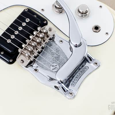 1990s Mosrite Ventures Excellent Model 3/4 Size Body w/ Full Scale Pearl White, Japan Kurokumo image 8