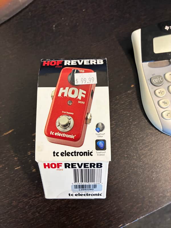 Tc hello on Hall of fame reverb mini 2022  - Red image 1