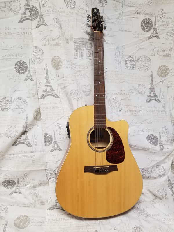 Seagull Entourage Natural Spruce CW QI 2013 Natural Fishman Electronics image 1