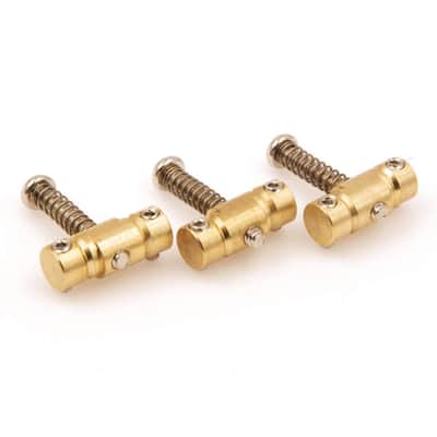 Tone Ninja Compensated Telecaster 5/16 Saddles (3), USA Made, Brass