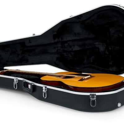 Gator Cases Deluxe ABS Molded Case for Dreadnought Style Acoustic Guitars (GC-DREAD),Black image 4