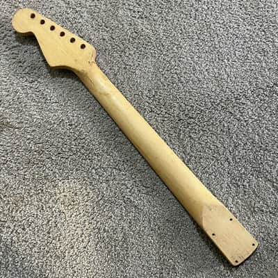 Mini Short Scale Guitar Strat Style Neck, Rosewood 22 Frets Fingerboard image 3