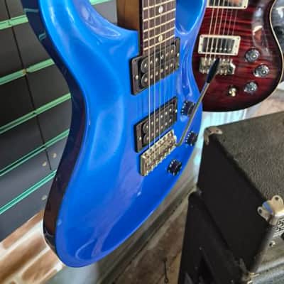 PRS CE 24 Chrome Blue 2006 Electric Guitar image 3