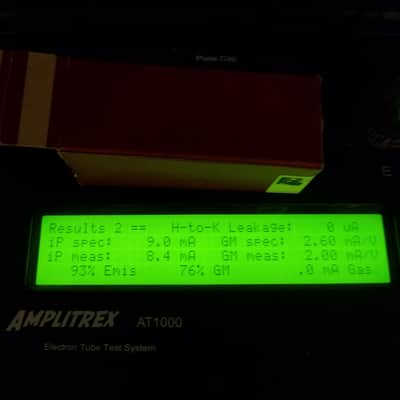 RCA 5692 AT1000 TESTED Vacuum Tube Special Red base premium like 6SN7 dual triode 1950-1956 image 3