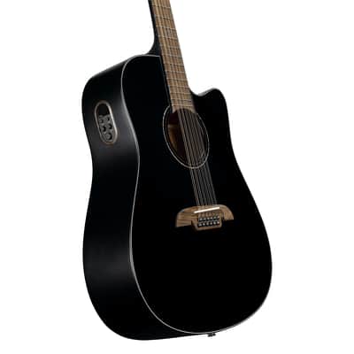 AD60ce 12-String Black Artist Dreadnought (NEW DEMO) image 7