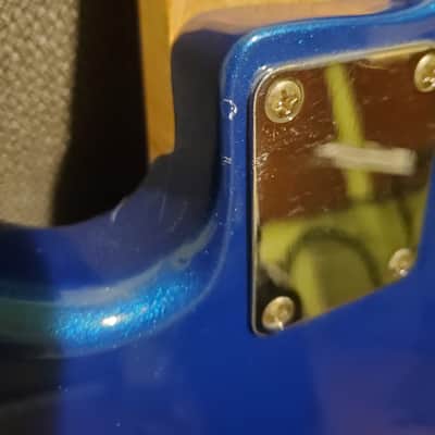 Yamaha TBRX174 4-String Electric Bass  Metallic Blue image 8