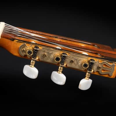1993 Amalio Burguet 3M Cedar Indian Rosewood - Natural High Gloss | Vintage All Solid Spanisch Masterbuilt Classical Guitar Ebony Fretboard | Case image 21