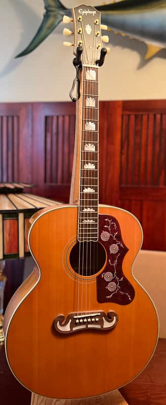 Epiphone "Inspired by Gibson Custom" '57 SJ-200 with Rosewood Fretboard 2025  - Antique Natural image 1