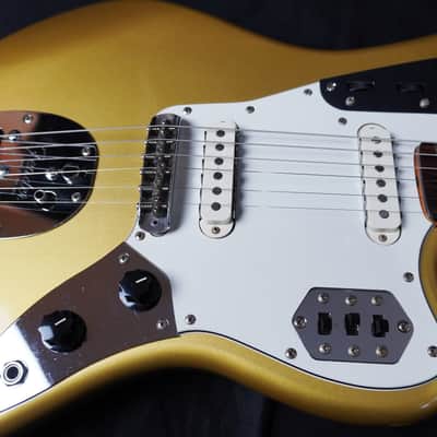 Fender Japan JG66-RC Jaguar 1994–1995 – Shoreline Gold, Matching Headstock, Rare Limited Run image 9