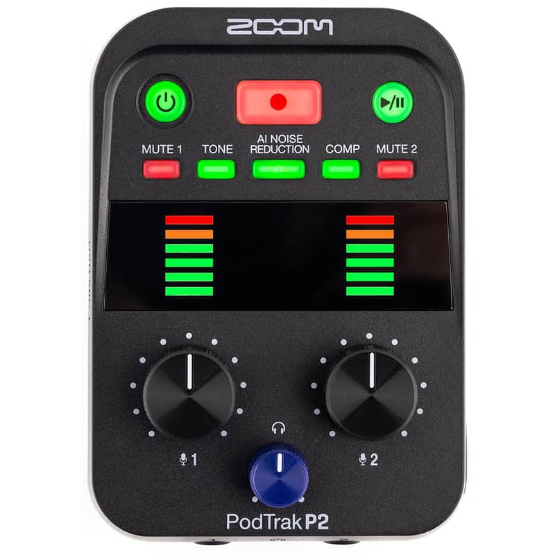 Zoom Podtrak P2 USB Podcast Recorder image 1