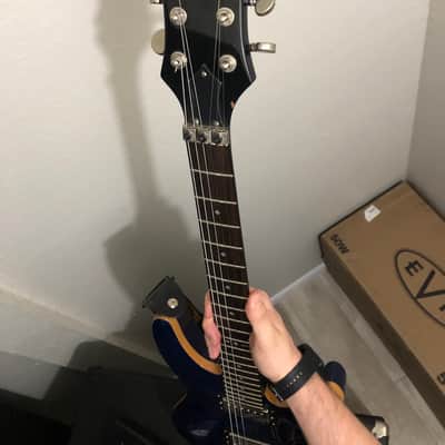 Dean DBZ Barchetta /shredder strat 2008 - Flame maple blue top image 4