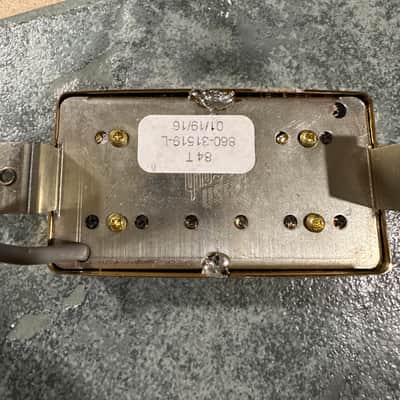 Gibson Lee Malia of Bring Me The Horizon signature pickups 2010s - Black & Gold image 3
