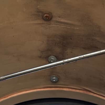 Slingerland 14 x 20" Bass Drum Blue Agate Vintage 60's 70's READ DETAILS image 12