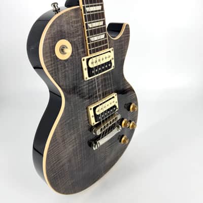 2005 Gibson Les Paul Standard Plus – Trans Black image 5