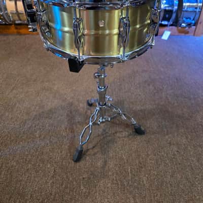 Yamaha Recording Custom 6.5x14 Brass Snare Drum image 2