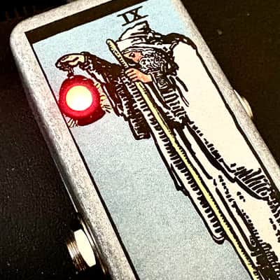 Saturnworks Reversed A/B Box Guitar Switch Pedal with LED & Hermit Graphic + Neutrik Jacks image 3